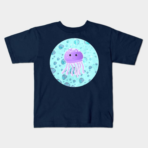 Cute octopus design Kids T-Shirt by Mydrawingsz